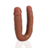 U Shaped Double Dildo 5 / 12,7 cm - Tan_