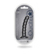 Beaded Silicone G-Spot Dildo - 5'' / 13 cm - Gunmetal_