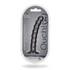 Beaded Silicone G-Spot Dildo - 6.5'' / 16,5 cm - Gunmetal_