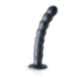 Beaded Silicone G-Spot Dildo - 8'' / 20,5 cm - Gunmetal_