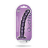 Beaded Silicone G-Spot Dildo - 8'' / 20,5 cm - Metallic Purple_