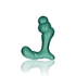 Stacked Vibrating Prostate Massager with Remote Control - Metallic Green_