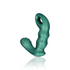 Beaded Vibrating Prostate Massager with Remote Control - Metallic Green_