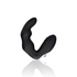 Bent Vibrating Prostate Massager with Remote Control - Black_