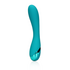 Smooth Silicone G-Spot Vibrator - Teal Blue_