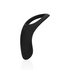 Pointed Vibrating Cock Ring - Licorice Black_