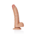 Curved Realistic Dildo with Balls and Suction Cup - 8 / 20,5 cm_