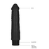 Thick Realistic Dildo Vibrator - 8 / 20 cm_