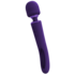 Kiku - Double Ended Wand with Innovative G-Spot Flapping Stimulator - Purple_