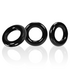 Willy Rings - 3-pack Stretchy Cockrings - Black_